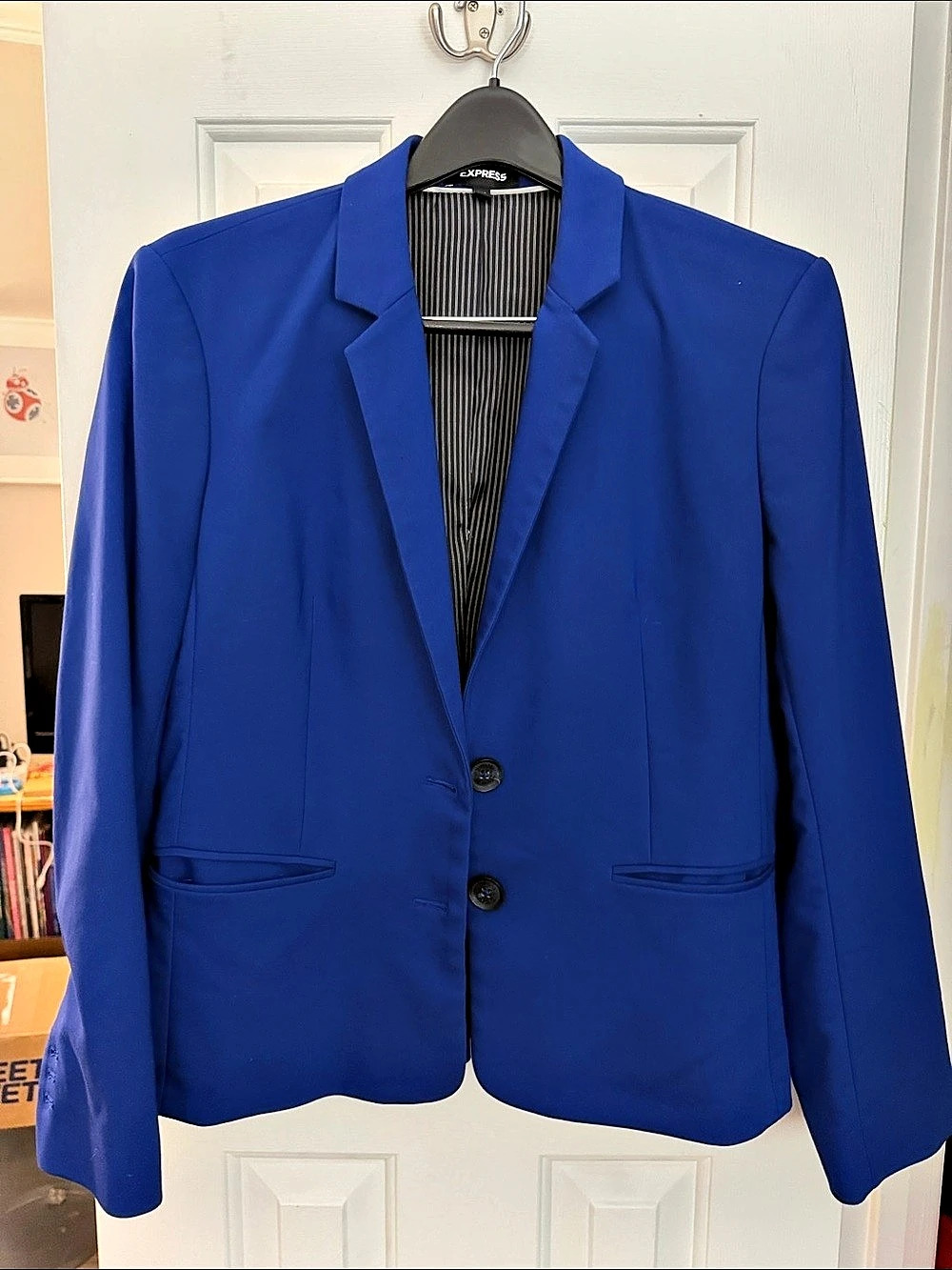 Express Editor two Button Blazer Women's Royal Blue Size 14